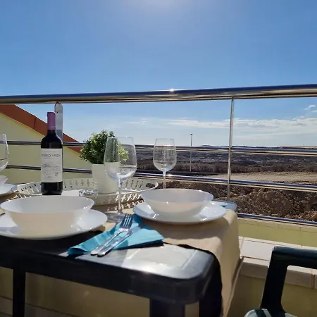 Vientos Only 100m To The Surf Beach, Terrace, Balcony, Sea View, Wifi * Granadilla De Abona